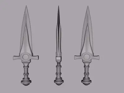 Dagger 3D model 3D model