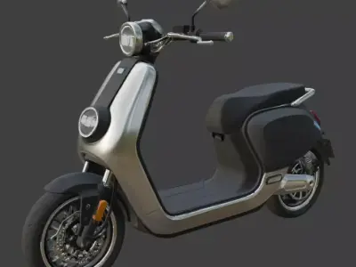 Stylized Electric Scooter 3D Model 3D model by im3dking