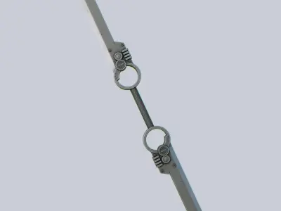 Twinblade Low-poly 3D model