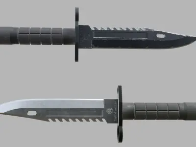 M9 Bayonet Knife  Low-poly 3D model