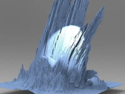 Claw Mountain alien 6  3D model