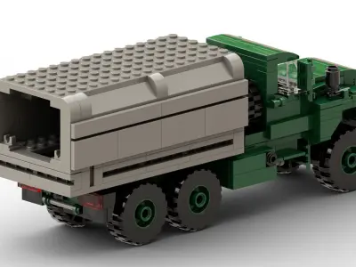 MocBricks3D - Lego Ural 4320 3D print model