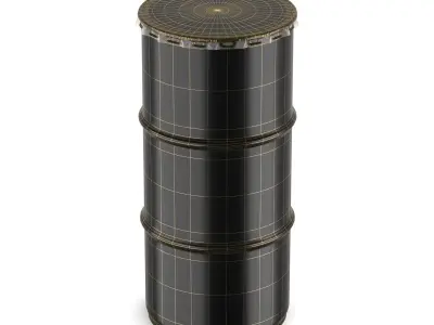 barrel 3D model 2