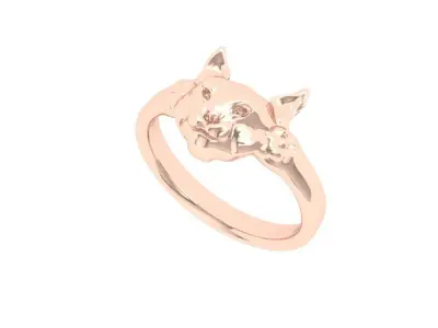 Fox ring 3D print model