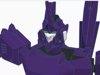 obsidian mecha Free 3D print model
