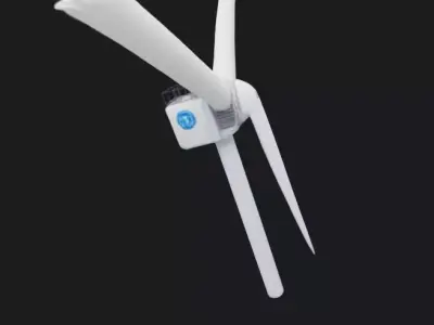 Industrial Wind Turbine Generator 3D model
