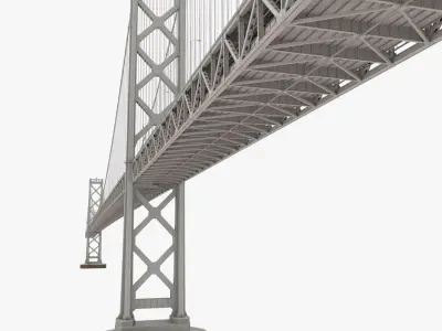 Bay Bridge 3D model