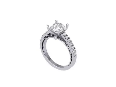Wedding Ring  3D print model 72
