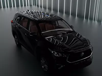 Toyota Innova Crysta  Highpoly Model 3D model