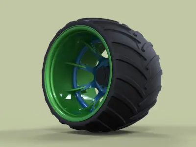 Offroad wheel 13 3D model