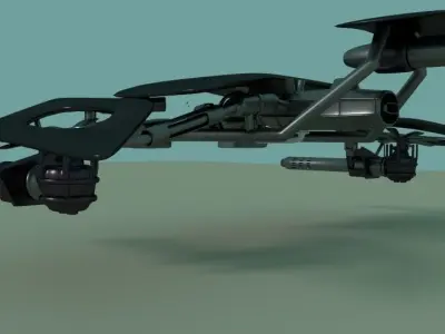 drone 3D model 9