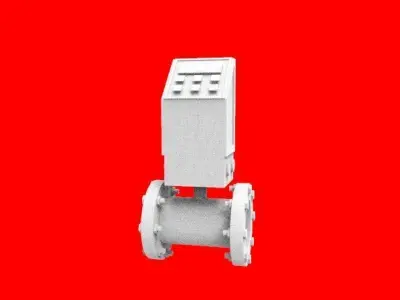 flow meter 3D print model