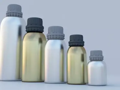 Perfume container Low-poly 3D model