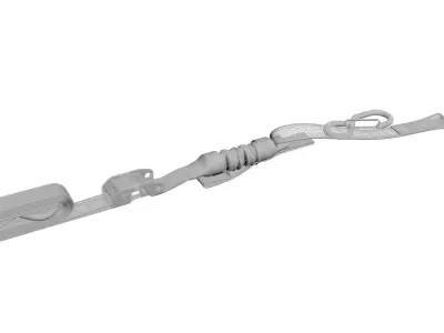 Realistic 3D Straps Model - Detail High-Quality 3D model