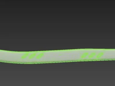Modern Axe Set 02 Highpoly 3D model