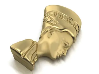 Nefertiti Pendant 3D print model