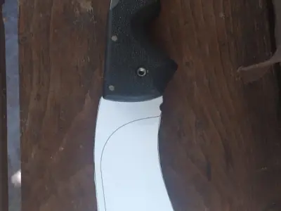 COLD STEEL  RAJAH II ICONIC BLADE REMAKE THICKER and WIDER 3D model