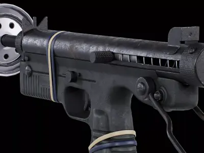 KOMMANDO-LDP RHUZI Low-poly 3D model