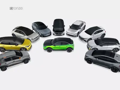 EV 10 car colection 1 3D Model Pack