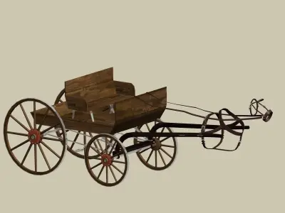 one-horse shay 3D model