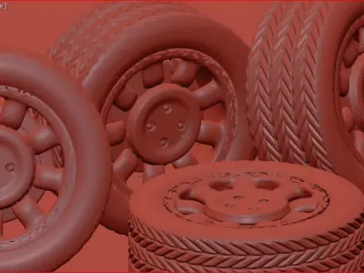 Car Tire 3D model from CGTrader