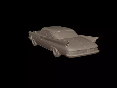 newport hardtop sedan 2 door 1961 3D print model
