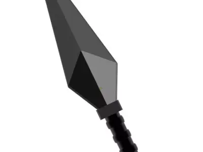 Kunai Low-poly 3D model purchase