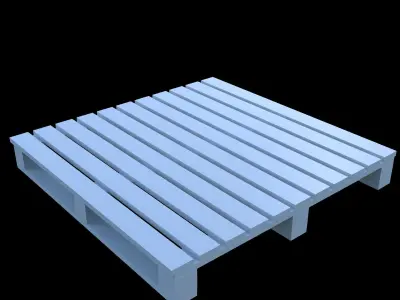 PALLETE wooden pallet Low-poly 3D model