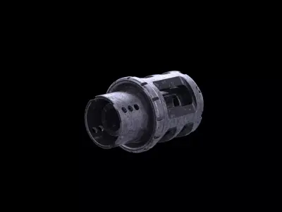 Muzzle brake gear vol2 3D model