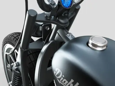 Motorcycle  diablo 3D model