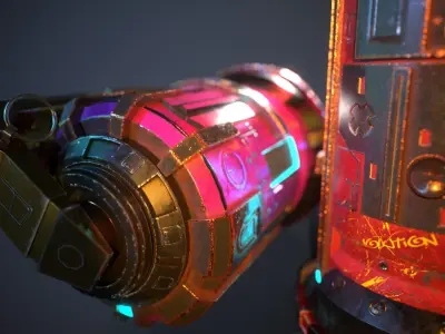 Sci fi EMP Grenades  Free low-poly 3D model