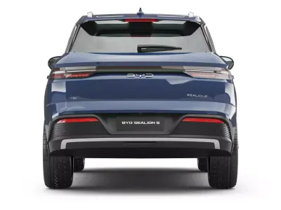 2026 BYD Sealion 5 DM-i Left Hand Drive with Interior 3D model