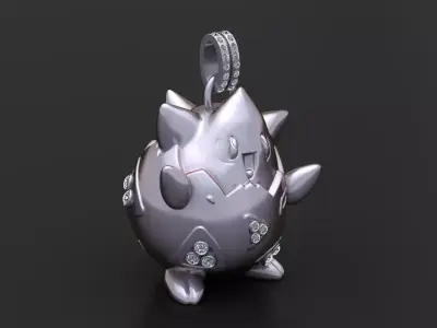  GOLD Bomb Pendant 3D print model