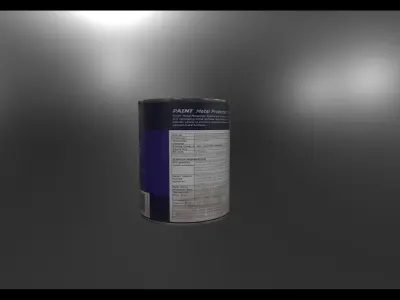 Paint cans 13x11cm Low-poly 3D model