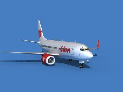Boeing 737 MAX 7 Lion Air 3D model