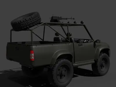 hilux truck 3D model