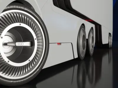 Truck for Audi 3D model