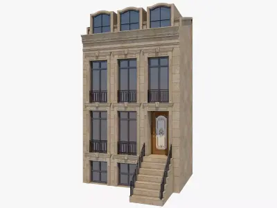 European building 2 3D model