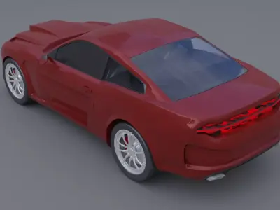 Generic Muscle car mark 2 3D model