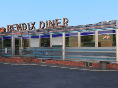 Bendix Diner Fast Food 3D model
