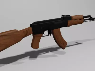 AK47 gun Free 3D model purchase