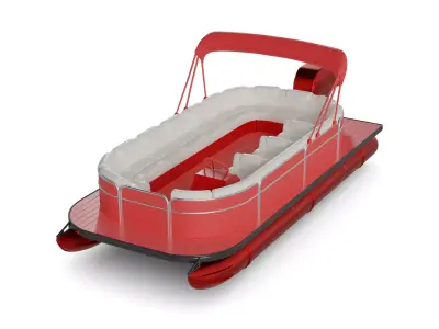 Leisure Pontoon 3D model