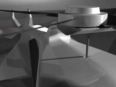 Future Helicopter 3D model purchase
