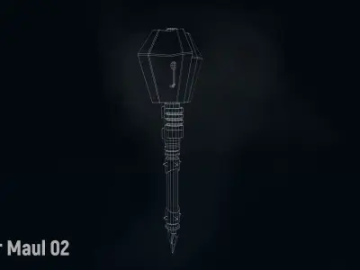 AC Power Maul 02 Low-poly 3D model