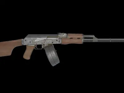 High Poly RPK model for photorealistic rendering 3D model