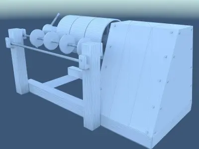Roll Pickup machine 3D model