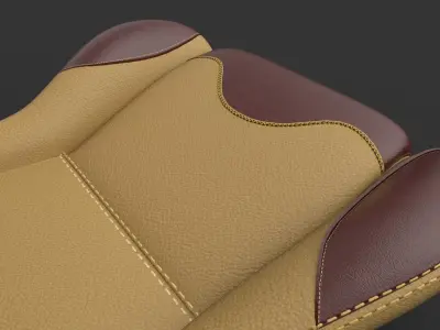 car chair Free 3D model