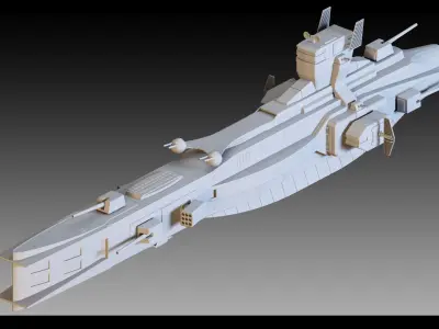 24 Spaceships- Vol 02- High detail 3d models 3D model