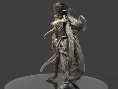 Macabra skeleton 2 3D model