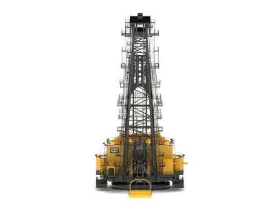 CAT Draglines 8200 Heavy Duty Excavator Mining Equipment 3D model
